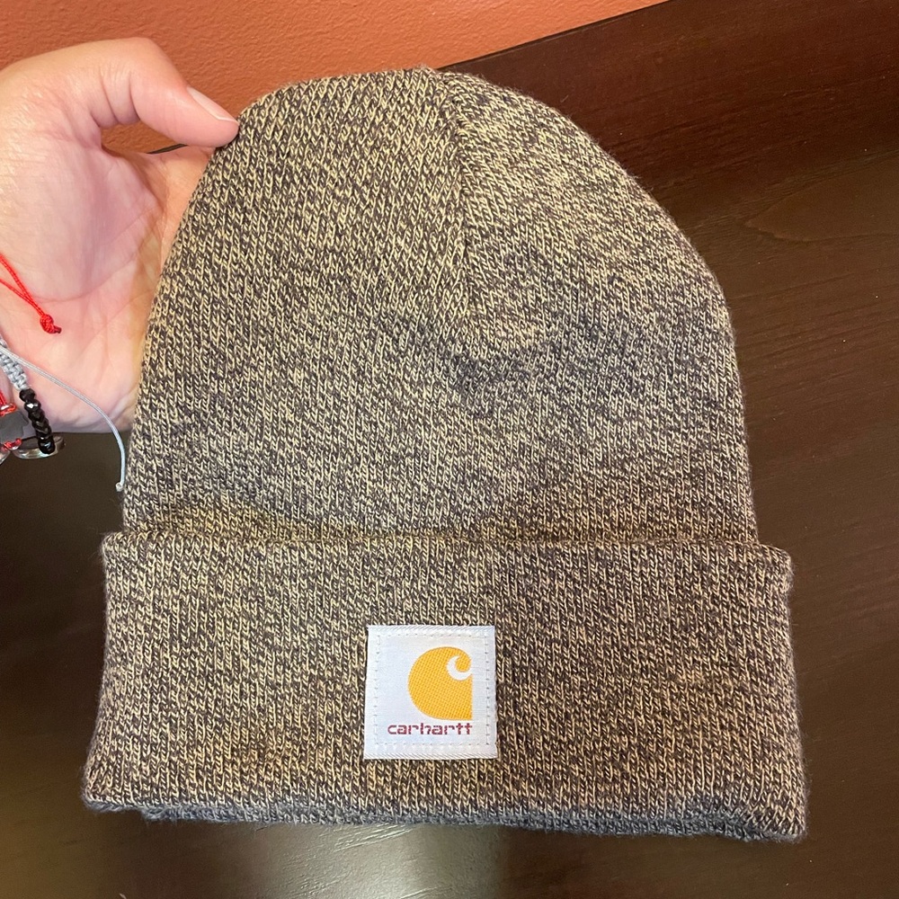 Carhartt Brown Knit Beanie